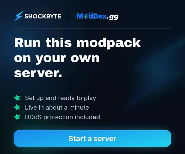 Shockbyte server hosting: run this modpack on your own server